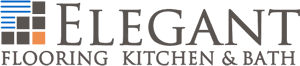 elegant flooring kitchen and bath logo